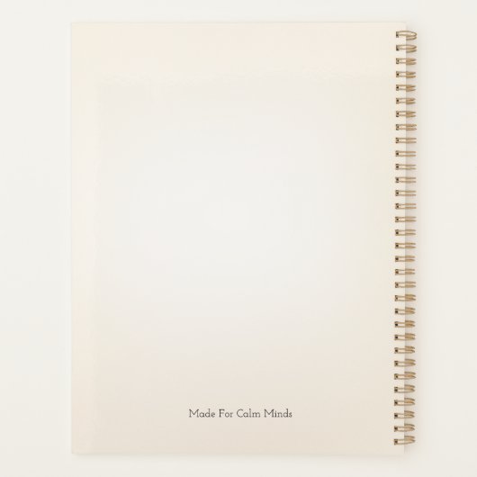 Self Care Minimal Planner Cover (Achterkant)