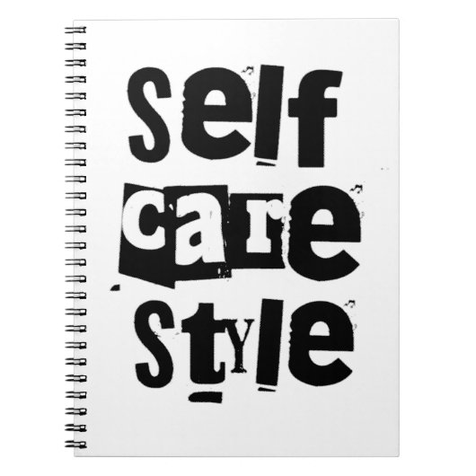 self care style notitieboek (Voorkant)