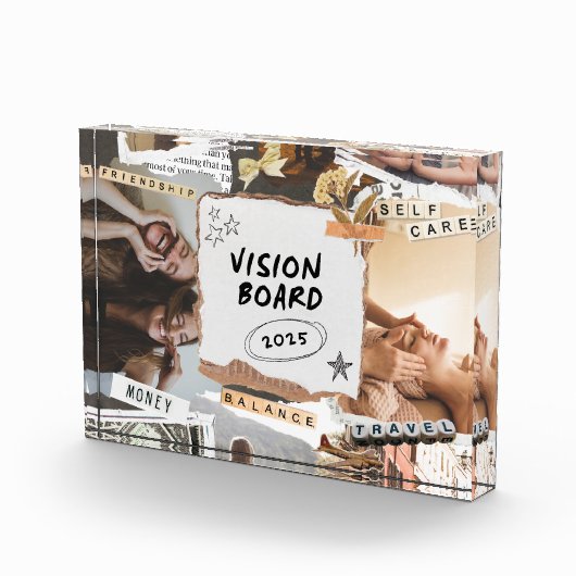 Self Care Vision Board Horizontaal blok Photoblock (Rechts)