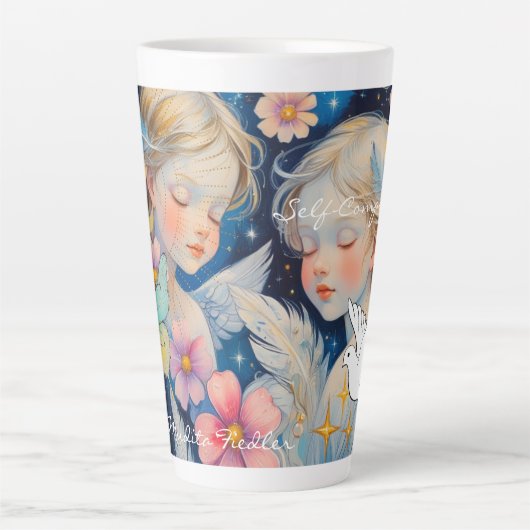 Self Compassion-Latte Mug Latte Mok (Voorkant)