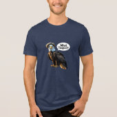 Self-Conscious Bald Eagle Tri-Blend Shirt (Voorkant)