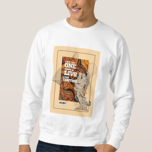 Self Control Motivational sweatshirt (Devant)