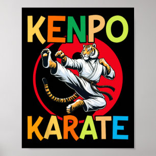 Self Defense Kenpo Karate Martial Arts Poster