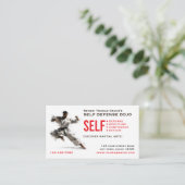 Self Defense School Visitekaartje (Staand voorkant)