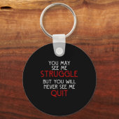 Self Employed Lancer New Quote Gift Retro Design Sleutelhanger (Voorkant)
