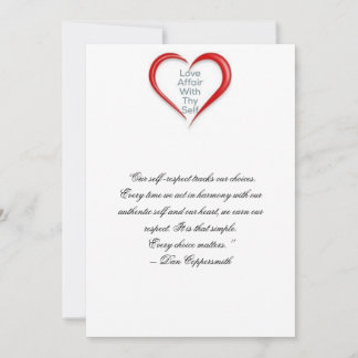 Self Esteem Card Bedankkaart