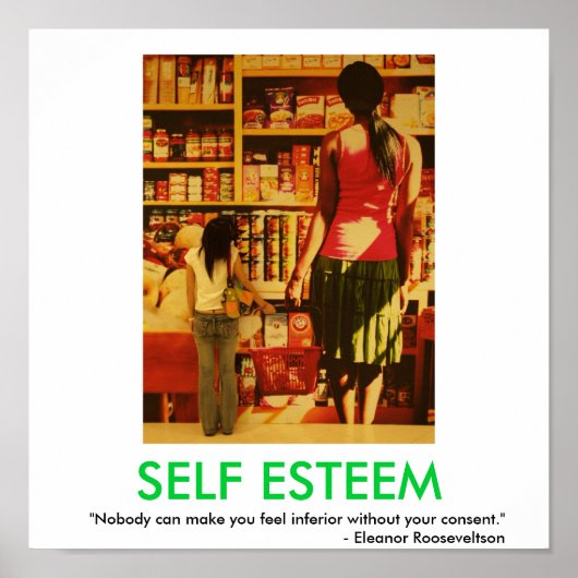 SELF ESTEEM MOTIVATIE POSTER (Voorkant)