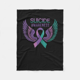 Self Harm Awareness Sticker Fleece Deken