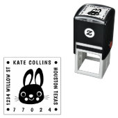 Self Inking 1,5-inch x1,5-inch Sjabloon stempel (In situ)