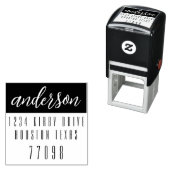 Self Inking 1,5-inch x1,5-inch Sjabloon stempel (In situ)