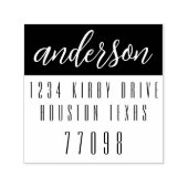 Self Inking 1,5-inch x1,5-inch Sjabloon stempel (Design)