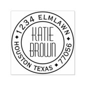 Self Inking 1,5-inch x1,5-inch Sjabloon stempel (Design)