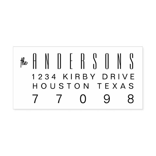  Self Inking 2,9 x 1,2-inch Sjabloon stempel (Design)