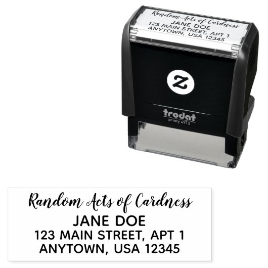 Self Inking Return Address Stempel (In situ)