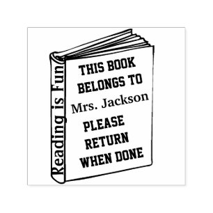 Self Inking Return Book Stamp Zelfinktende Stempel