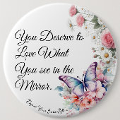 Self Joy  Ronde Button 6,0 Cm (Voorkant)