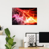 Self Learning Technology Artificial Intelligence Poster (Thuiskantoor)