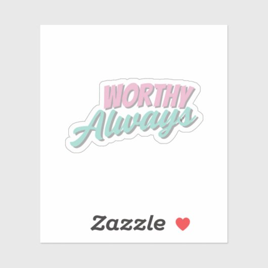 Self love Affirmation Sticker  (Feuille)