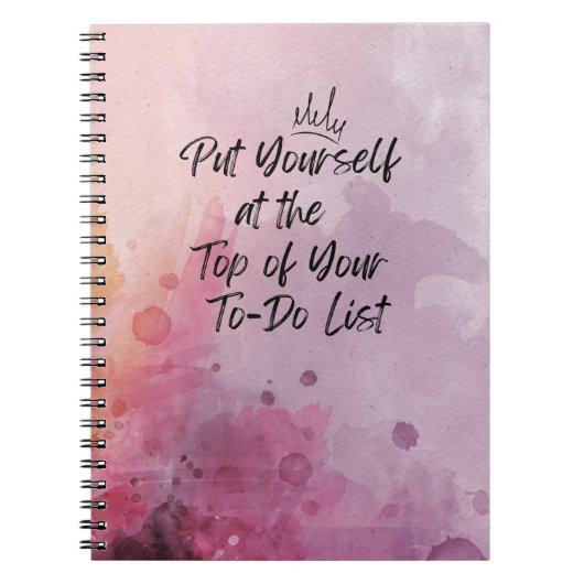 Self Love and Self Care Journal Notitieboek (Voorkant)