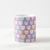 Self Love Candy Hearts - Purple Coffee Mug (Centre)