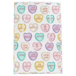 Self Love Candy Hearts - Sac cadeau blanc