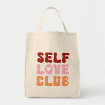 Self Love Club Canvas tas