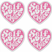 Self Love Club Sticker (Voorkant)