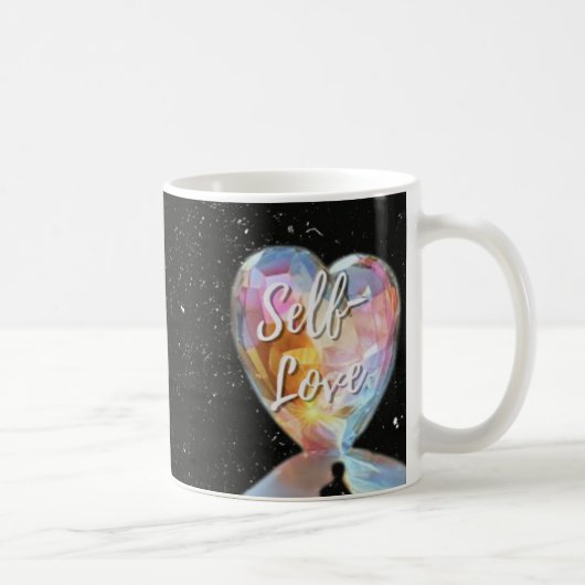 Self Love Galaxy Heart Unisex Mok (Rechts)