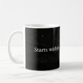 Self Love Galaxy Heart Unisex Mug (Gauche)