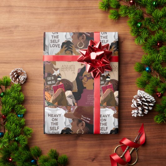 Self Love Wrapping Paper Cadeaupapier (Feestdagen Geschenken)