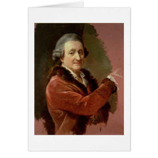 Self Portrait, 1773-87 (olie op canvas) (Voorkant)