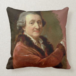 Self Portrait, 1773-87 (olie op canvas) Kussen