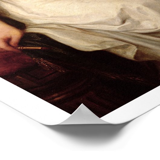 Self Portrait, 1787 (olie op canvas) Poster (Hoek)