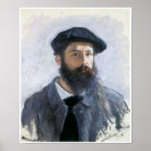 Self-Portrait, 1886, Claude Monet Poster (Voorkant)