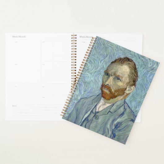 Self Portrait 1889 by Vincent van Gogh Planner (Display)