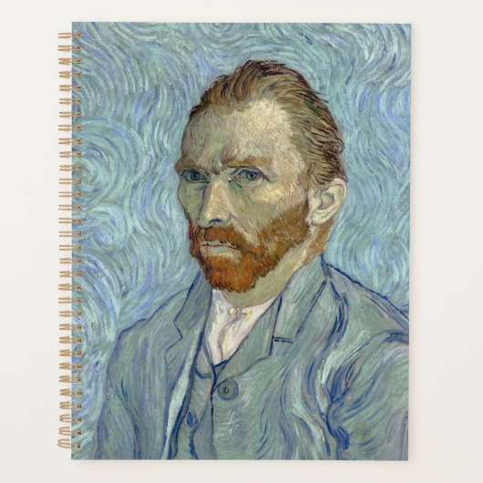 Self Portrait 1889 by Vincent van Gogh Planner (Voorkant)