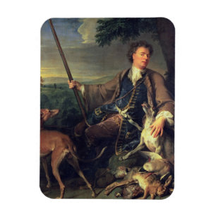 Self Portrait as a Hunter, 1699 (olie op canvas) Magneet