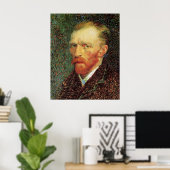 Self-Portrait by Vincent van Gogh Poster (Thuiskantoor)