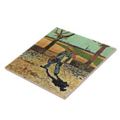 Self-Portrait by Vincent van Gogh Tegeltje (Zijkant)