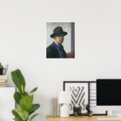 Self-Portrait Edward Hopper Poster (Thuiskantoor)