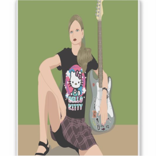 Self-Portrait Sticker (Devant)