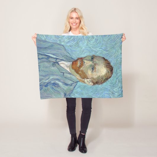 Self-Portrait, Vincent van Gogh, 1889 Fleece Deken (In situ)