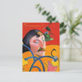 Self-Portrait with Halo and Snake Briefkaart (Staand voorkant)