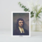 Self-Portret, door Carel Fabritius Briefkaart (Staand voorkant)