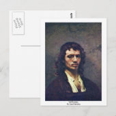 Self-Portret, door Carel Fabritius Briefkaart (Voorkant / Achterkant)