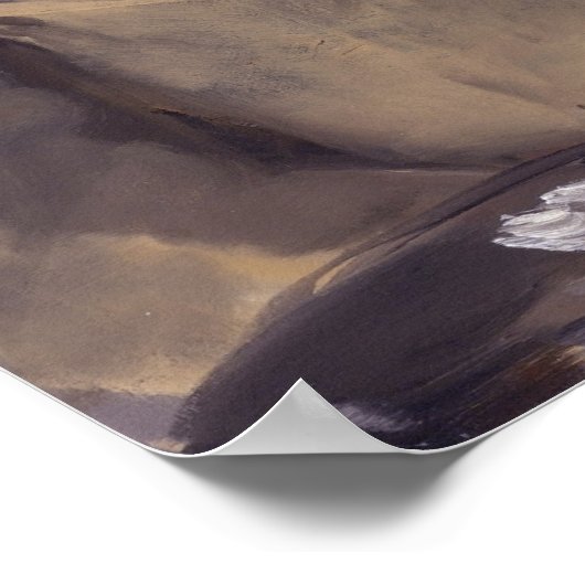 Self-Portret met Palette door Manet - Poster (Hoek)