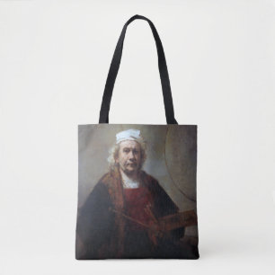 Self-Portret met twee cirkels, Rembrandt Draagtas