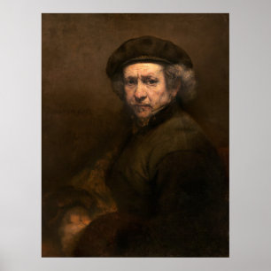 Self-Portret - Rembrandt Fine Art-Poster Poster