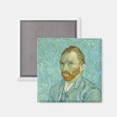Self-Portret | Vincent Van Gogh Magneet (Voorkant / Achterkant)