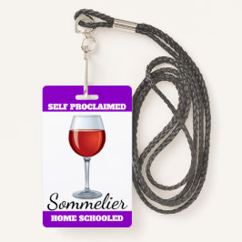 Self ProclaimSommelier Badge